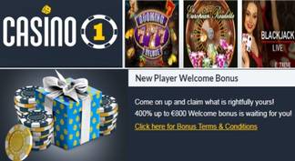 Casino 1 Bonos de bienvenida