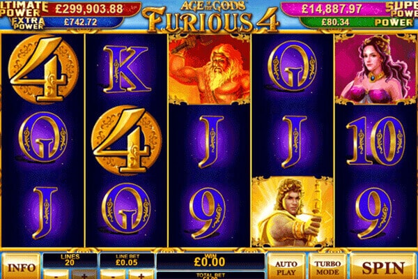 slot Age of the Gods Furious 4
