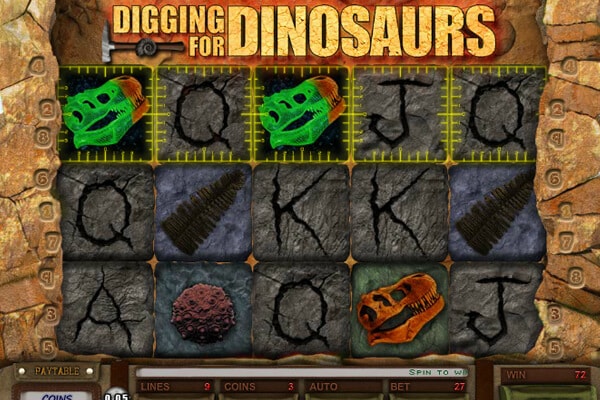tragaperras Digging for Dinosaurs