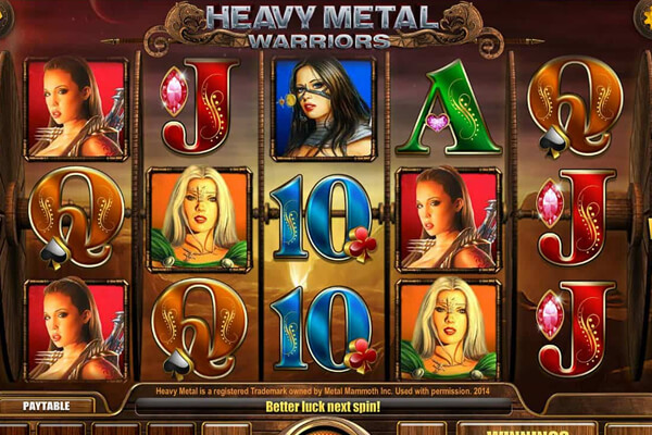 tragaperras Heavy Metal Warriors