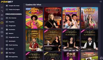Casino en vivo powbet