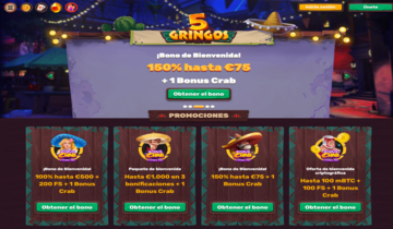 Bonos 5 gringos casino