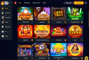 Hellspin Casino juegos