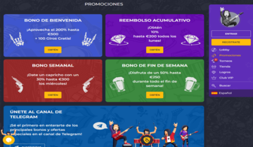 Rolling slots casino promociones