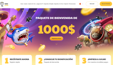 Bono de bienvenida WikiLuck