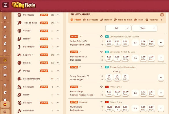 billybets apuestas