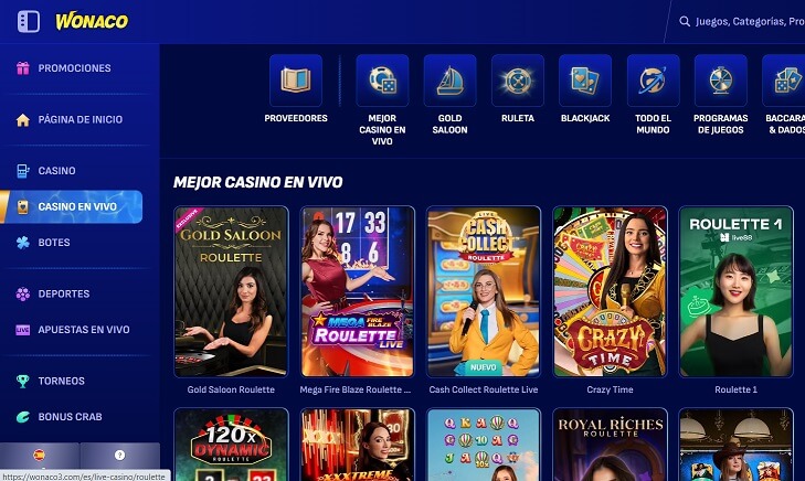 wonaco juegos