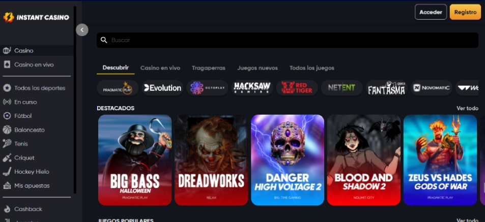 Instant Casino