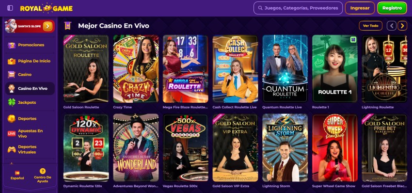 Casino en vivo de Royal