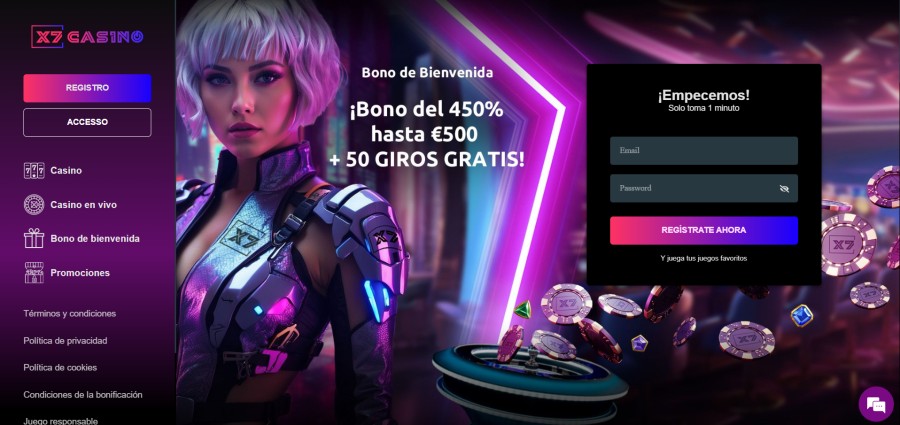 Reseña del casino X7