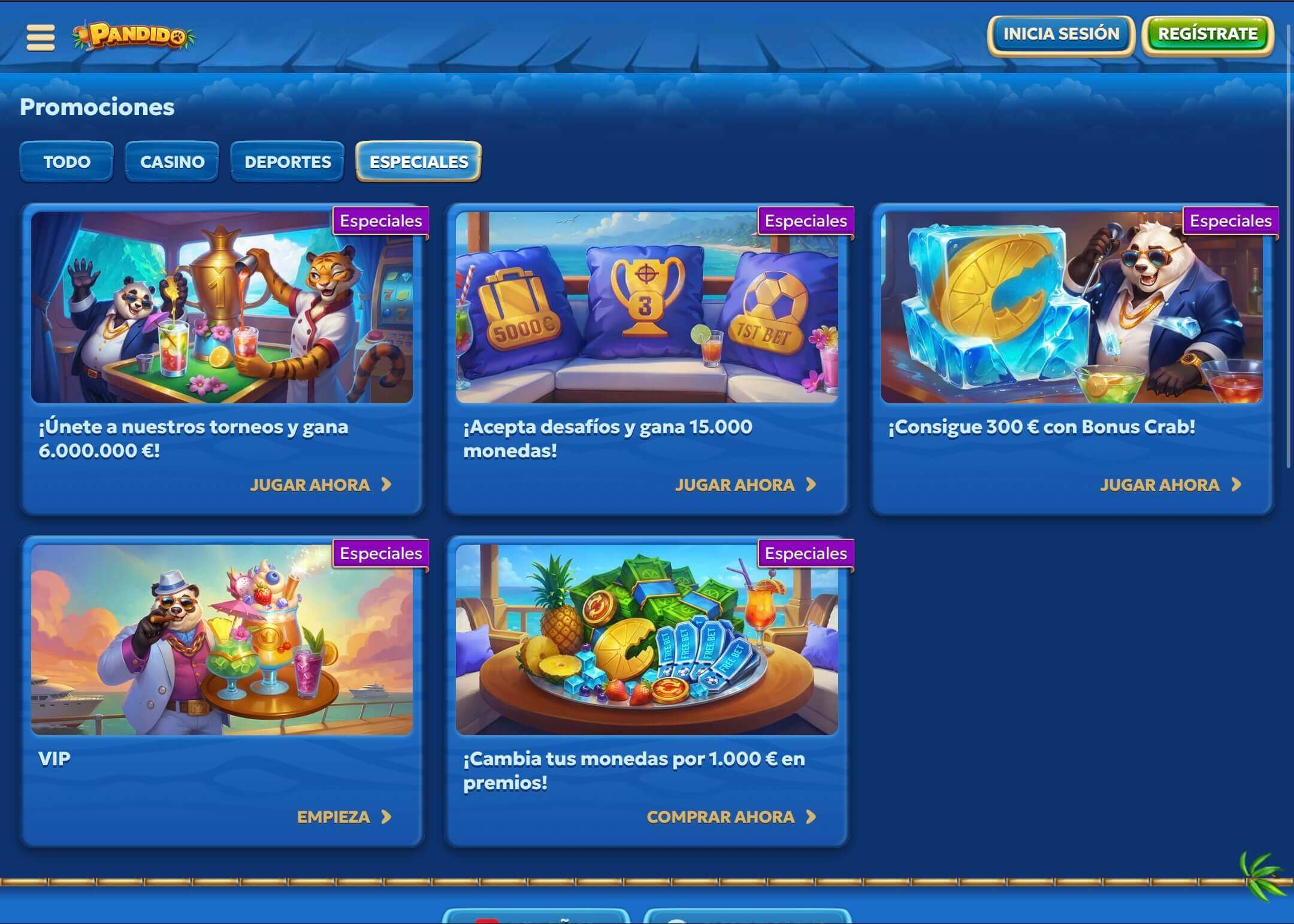pandido casino promociones